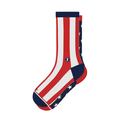 The Socky Balboa | American Flag Heel Hammock™ Crew Socks