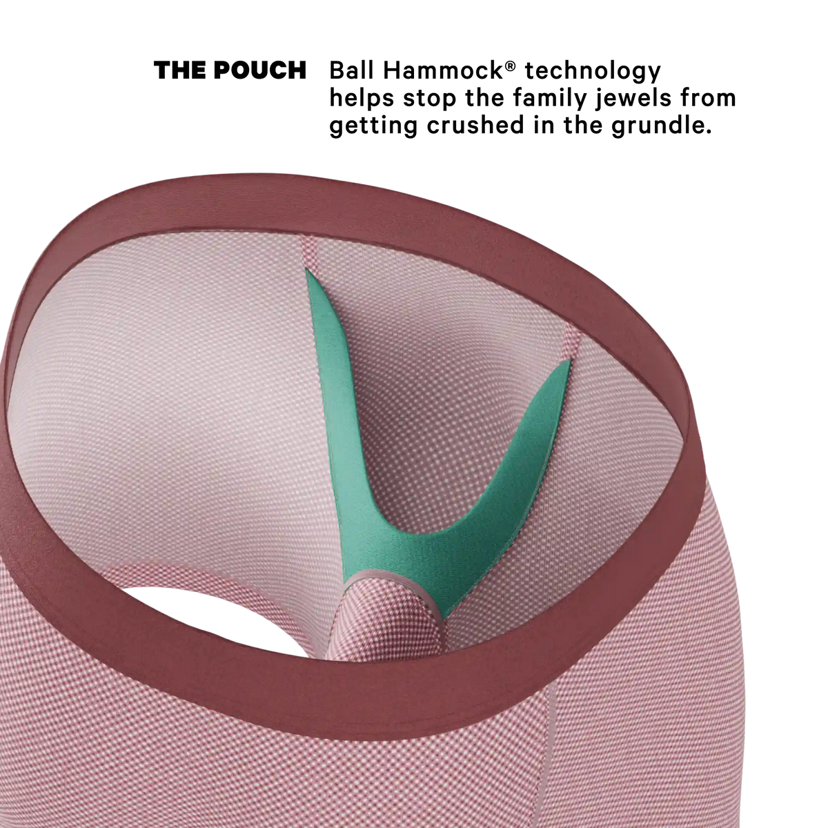 The Bell Pep | Red Chambray Ball Hammock® Pouch Underwear
