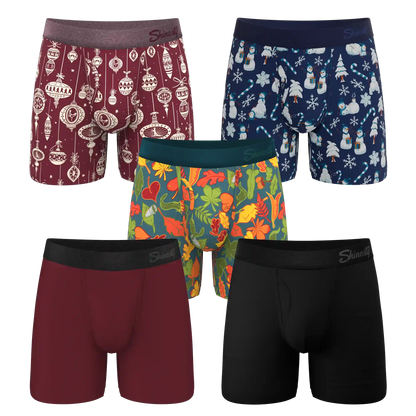 The Under the Tree | Ball Hammock® Pouch Boxer Briefs with Fly 5 Pack