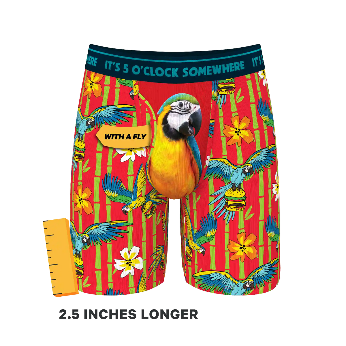 The Key West | Shinesty x Margaritaville® Ball Hammock® Boxer - Long Leg