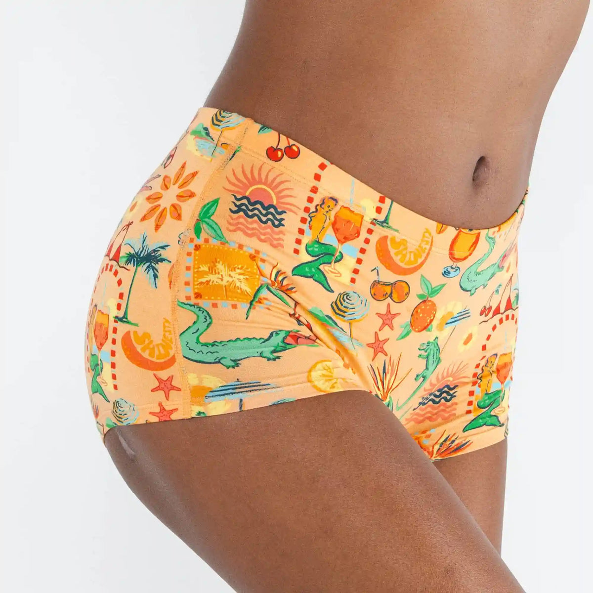 The Sunshine State | Creamsicle Summer Modal Boyshort Underwear