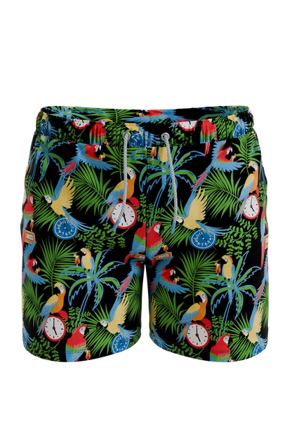 The 5 O'Clock Somewhere | Margaritaville® Ball Hammock® Pouch 8" Swim Trunks