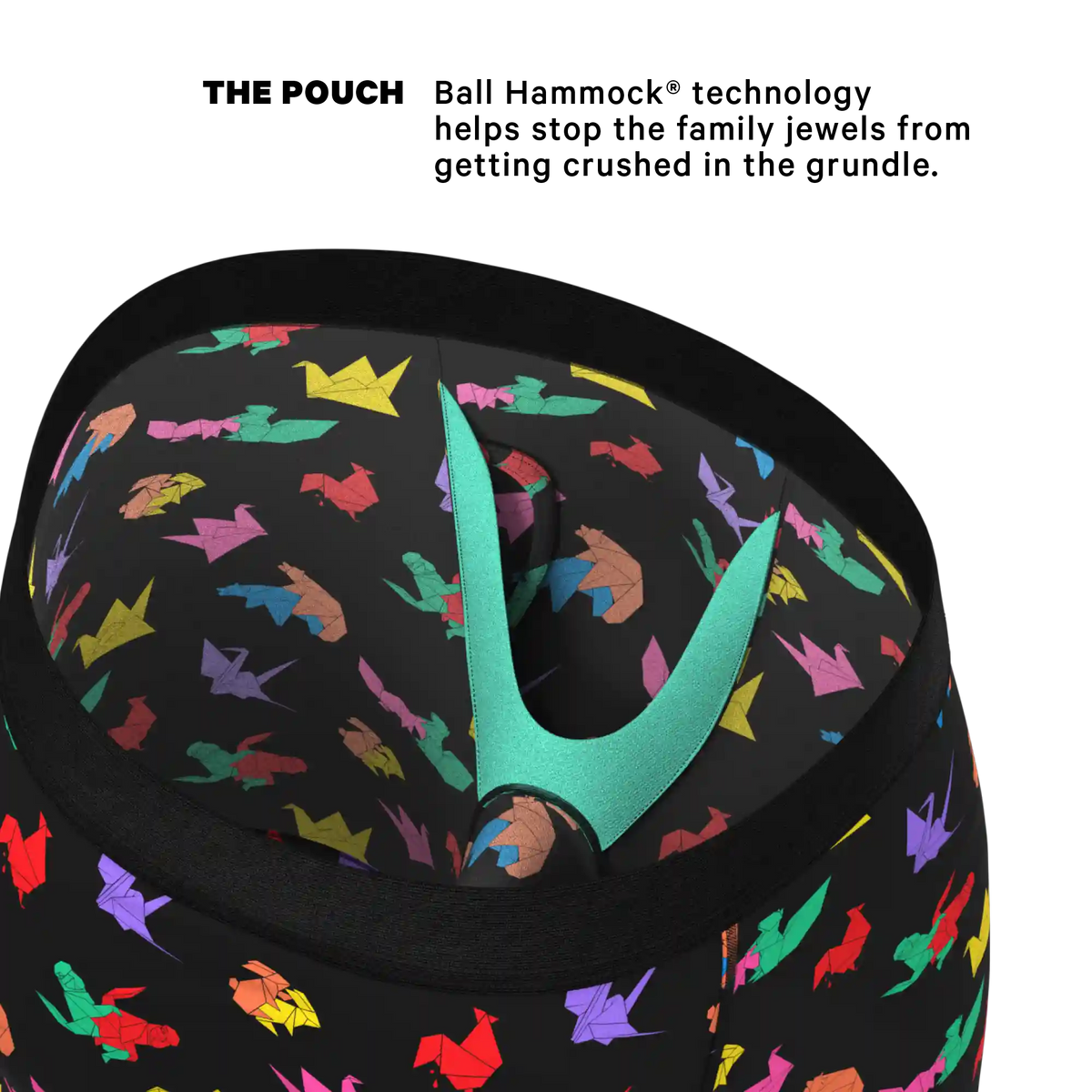 The Fold Fashioned | Origami Ball Hammock® Boxer - Long Leg