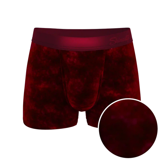 The Serenade | Red Velvet Velvet Trunk Underwear