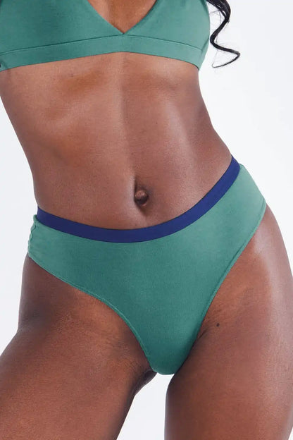 The Curacao | Teal Cheeky Underwear