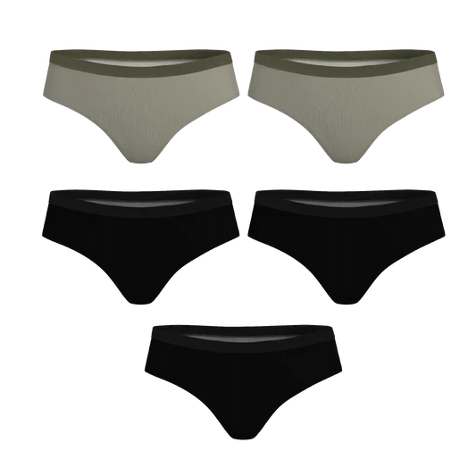 The Evergreen | Cheeky Underwear 5 Pack