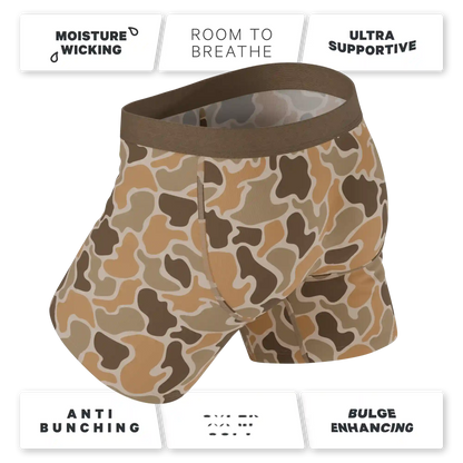 The Out Of Sight | Light Duck Camo Ball Hammock® Pouch Underwear