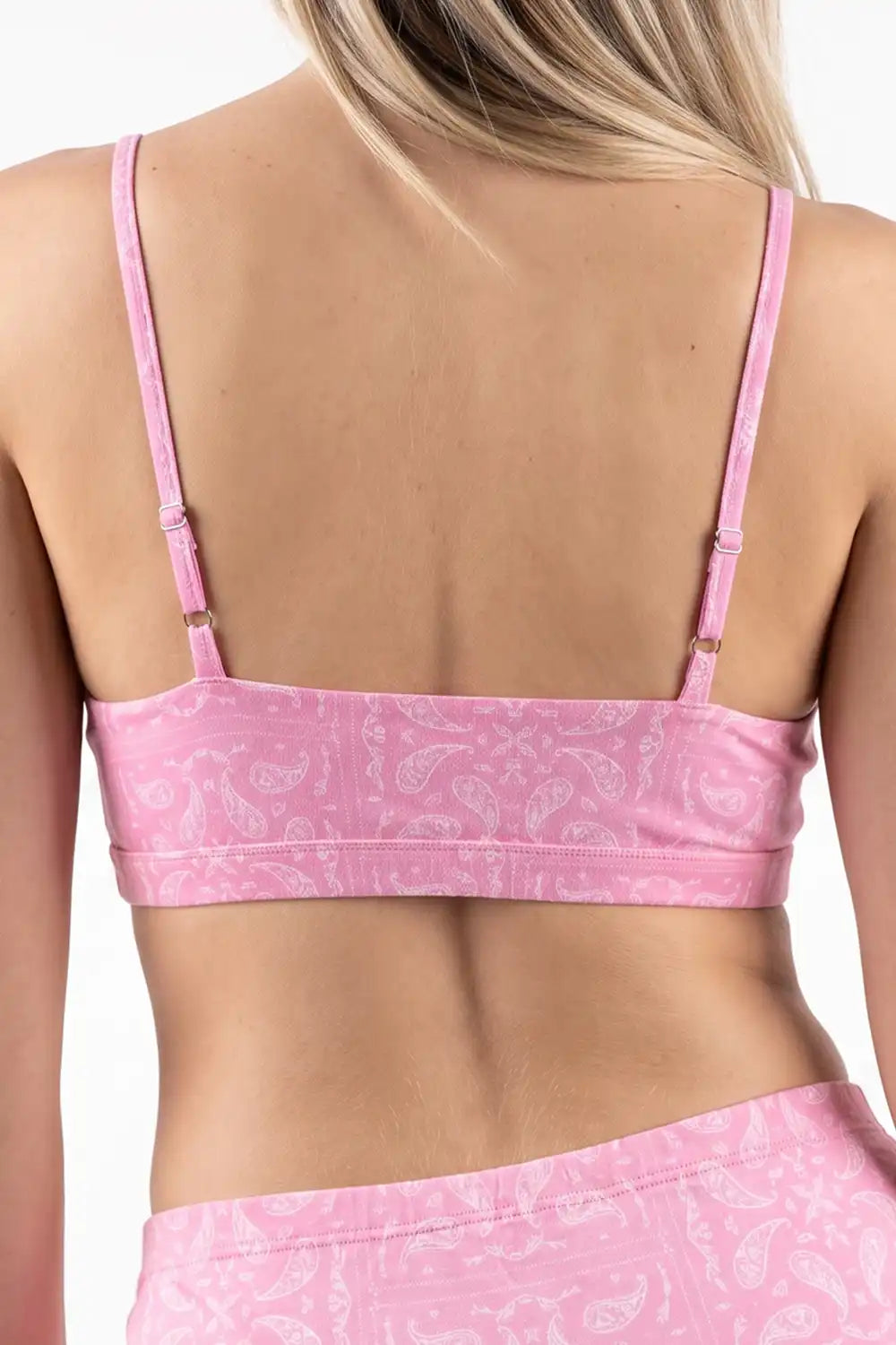 The Silk & Saddle | Pink Bandana Boob Hammock™ Scoop Bralette