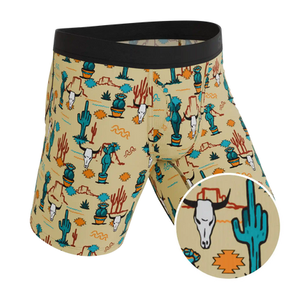 The Mirage | Western Cactus Ball Hammock® Boxer - Long Leg