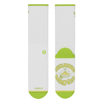 The Frozen Concoction | Shinesty x Margaritaville® Heel Hammock™ Crew Socks