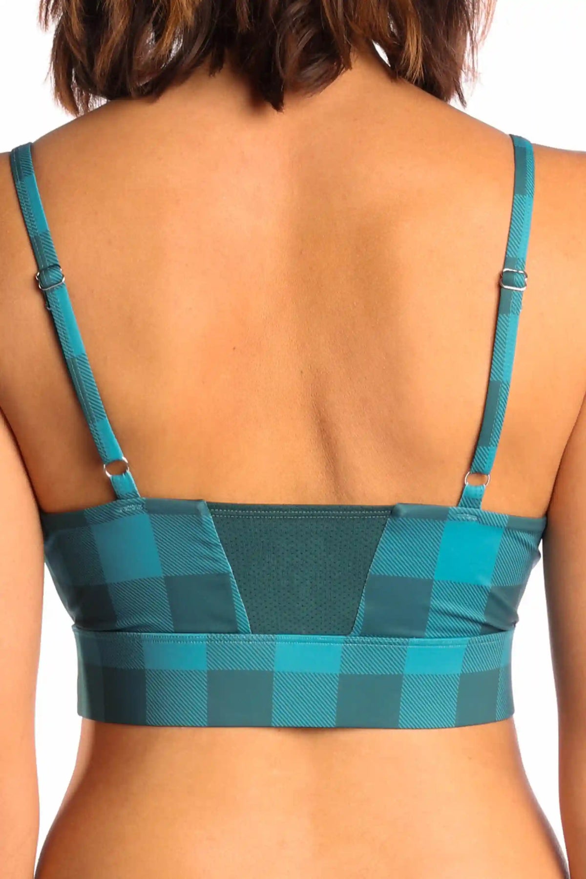 The Plaid And Simple | Green Plaid paradICE™ Boob Hammock™ Cooling Bralette