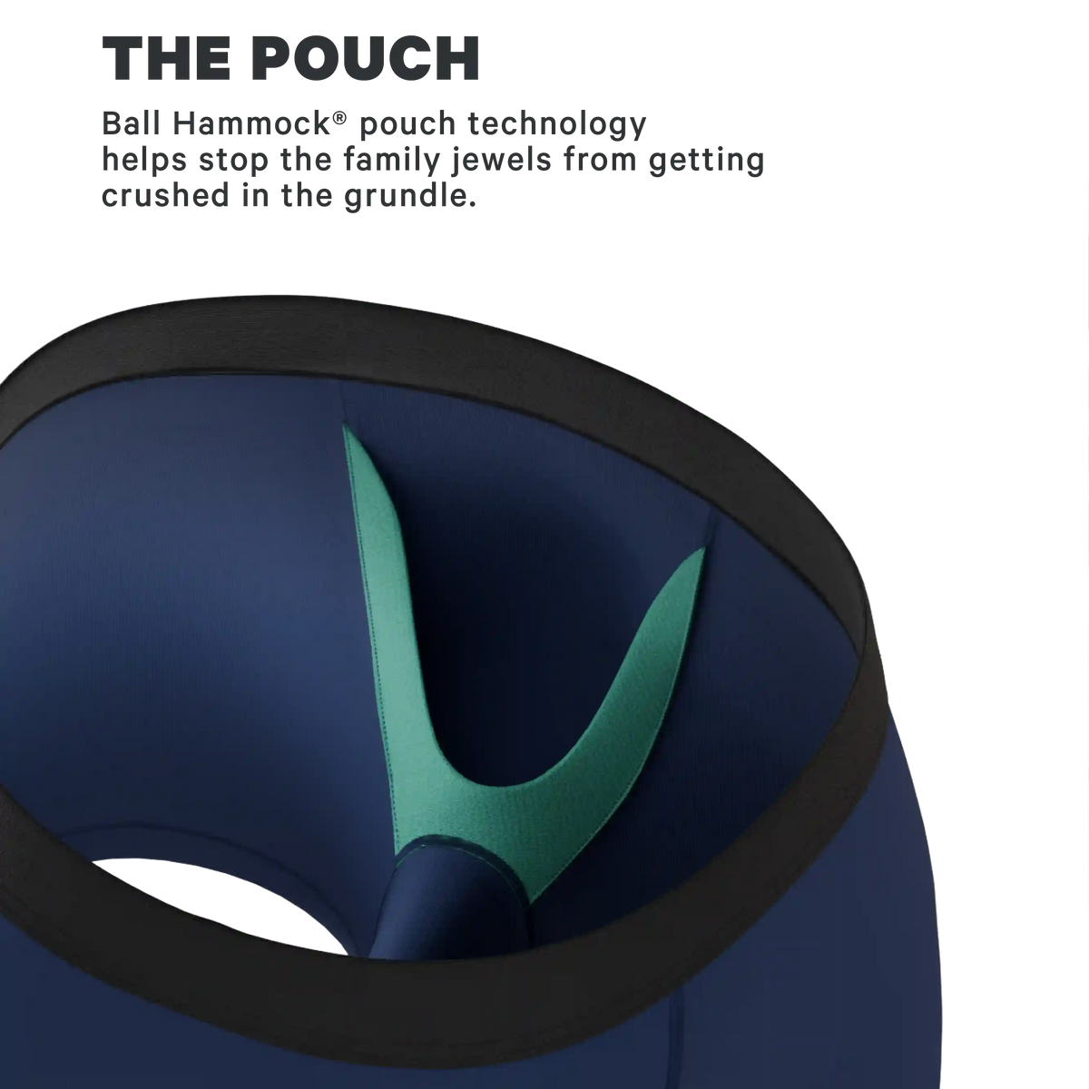 The Big Blue | Navy Fart Proof Ball Hammock® Pouch Underwear