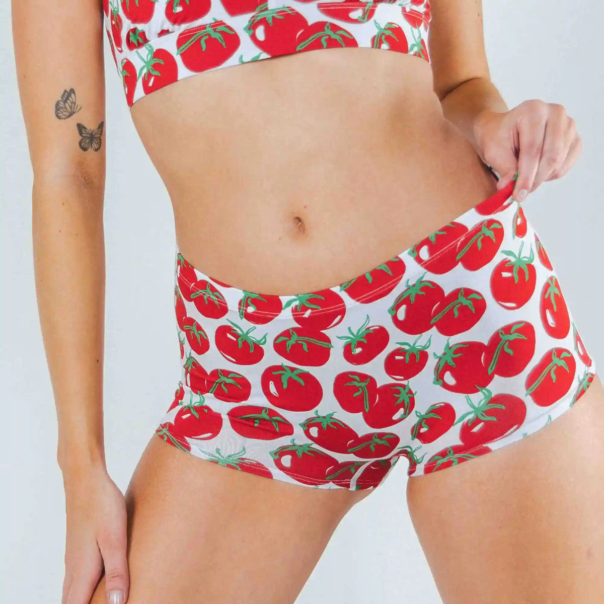 The Roma | Tomato Modal Boyshort Underwear