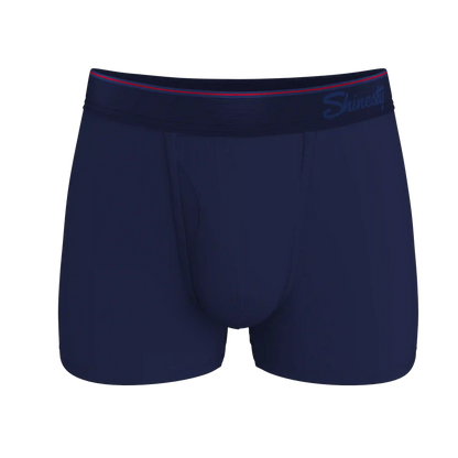 The Blueberry Pie | Red Tip Navy Ball Hammock® Pouch Trunks Underwear