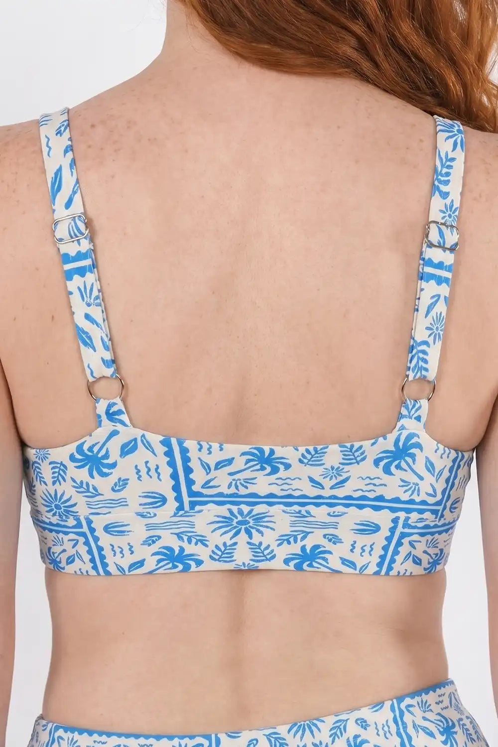 The Santorini | Blue Tile Boob Hammock™ Plunge Bralette