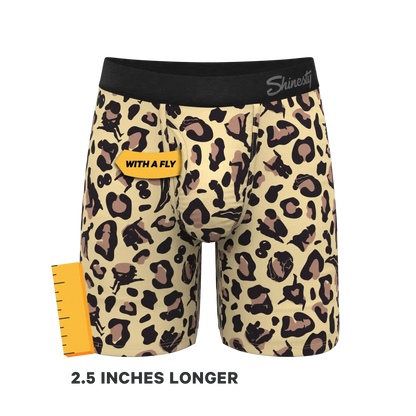 The Primal Passion | Naughty Cheetah Print Ball Hammock® Boxer - Long Leg