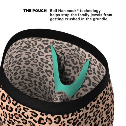 The Most Def | Leopard Print Ball Hammock® Boxer - Long Leg