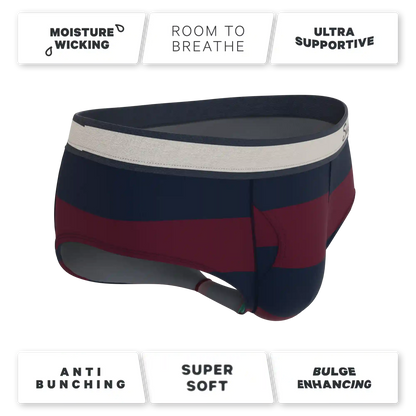 The Pitch | Rugby Stripe Ball Hammock® Pouch Underwear Briefs