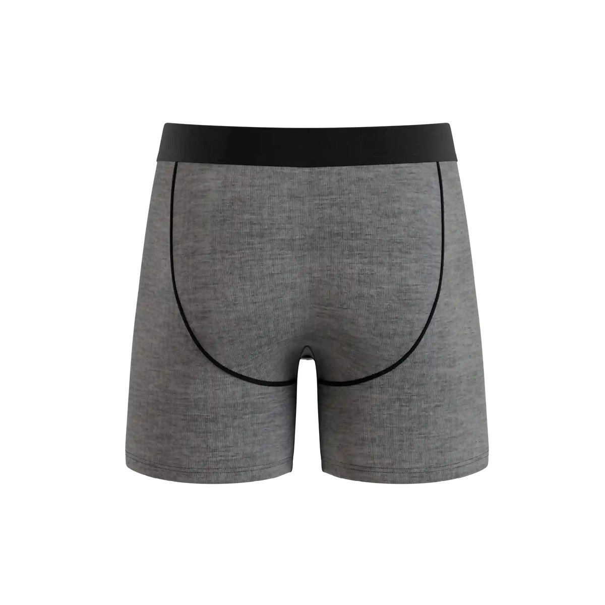 The Fog Horn | Light Heather Grey InflataBulge™ Pump Up Boxer Briefs