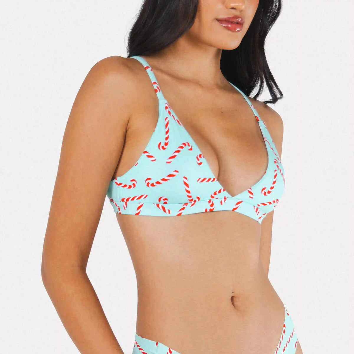 The Peppermint Pimp Canes | Candy Cane Boob Hammock™ Triangle Bralette