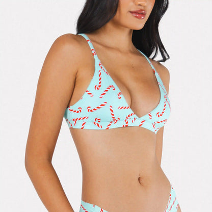 The Peppermint Pimp Canes | Candy Cane Boob Hammock™ Triangle Bralette