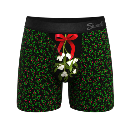 The Kiss Me There | Mistletoe Ball Hammock® Pouch Underwear With Fly