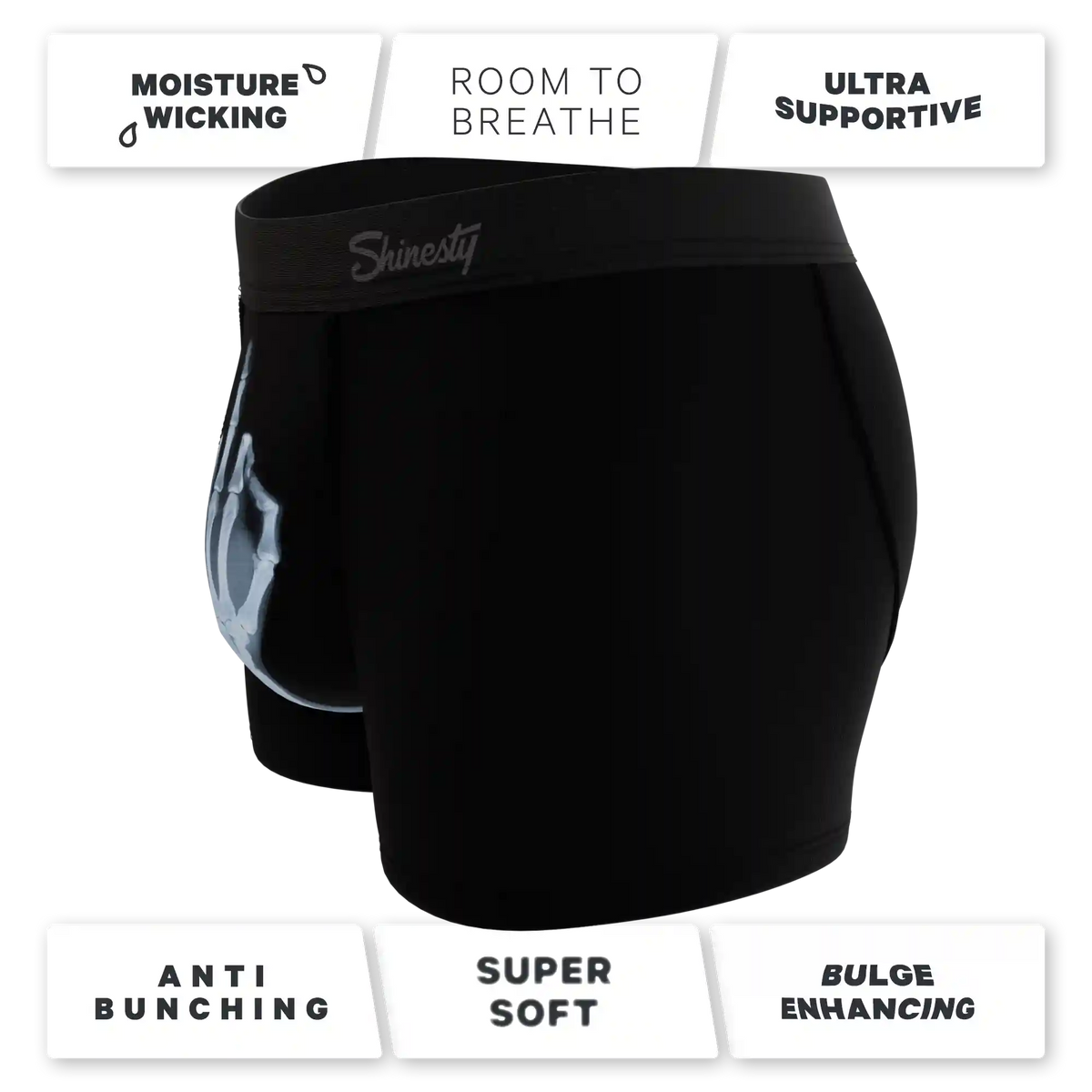 The XXX Ray | Middle Finger X Ray Ball Hammock® Pouch Trunks Underwear