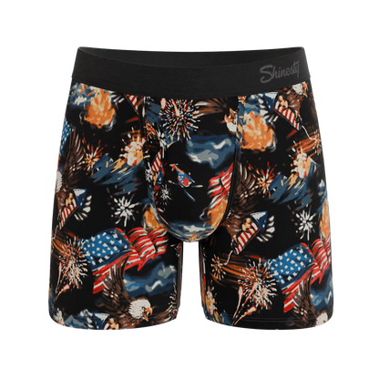 The Declaration | Americana Eagles Ball Hammock® Pouch Underwear With Fly
