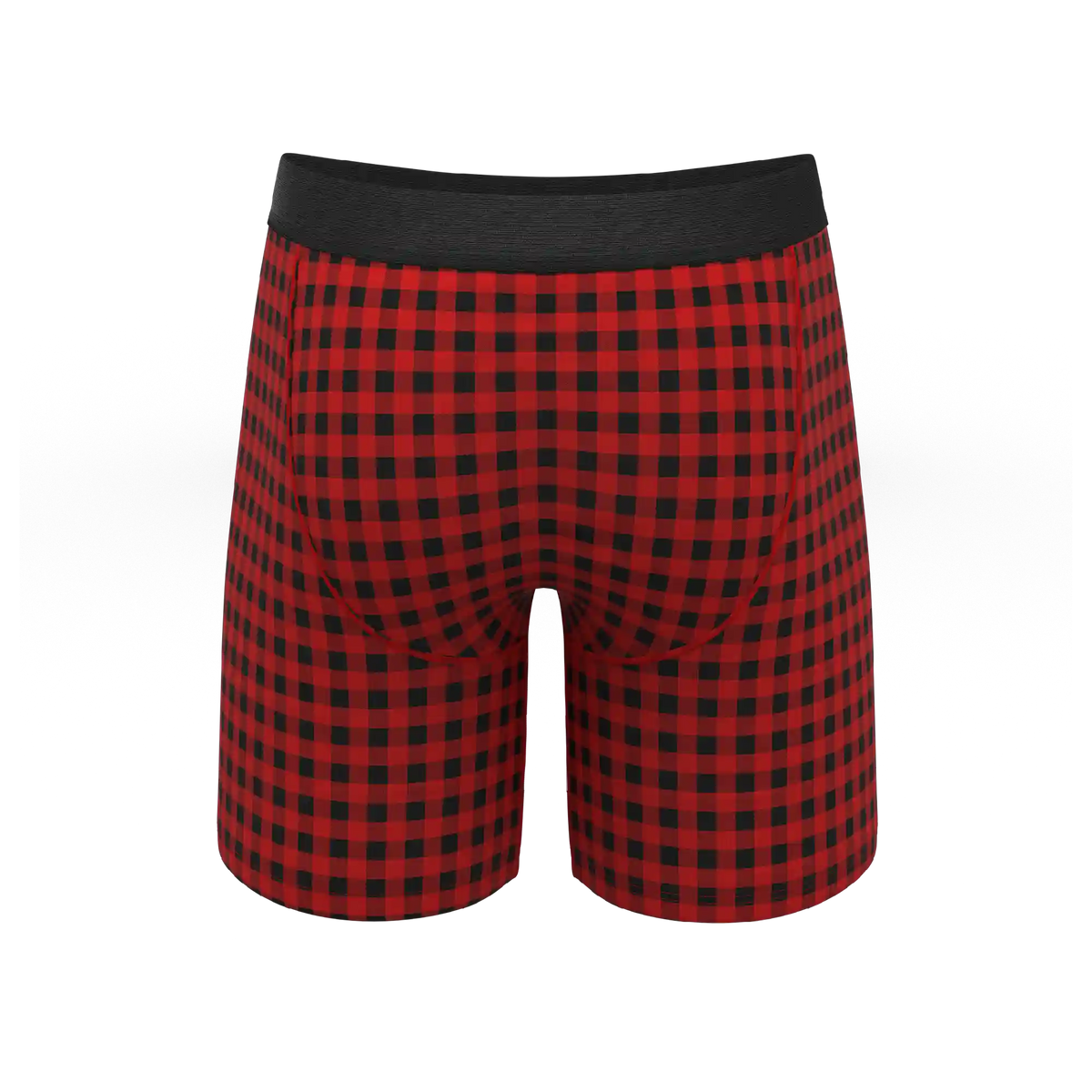 The Cardinal | Micro Buffalo Check Ball Hammock® Boxer - Long Leg