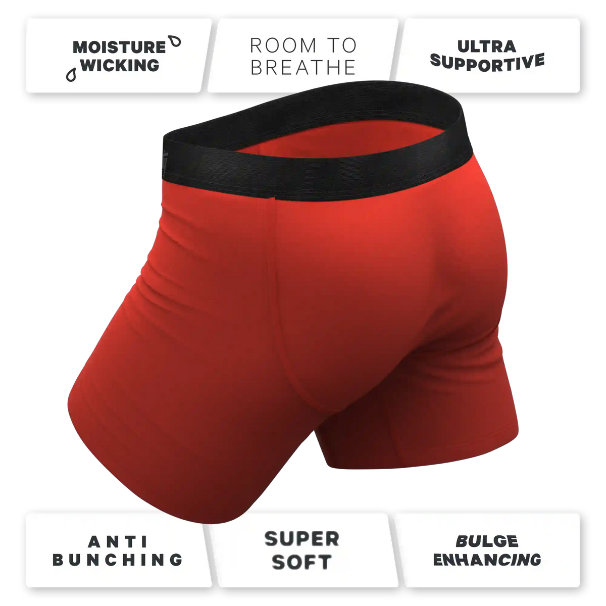 The Rust Fund | Rusty Red Ball Hammock® Pouch Underwear With Fly