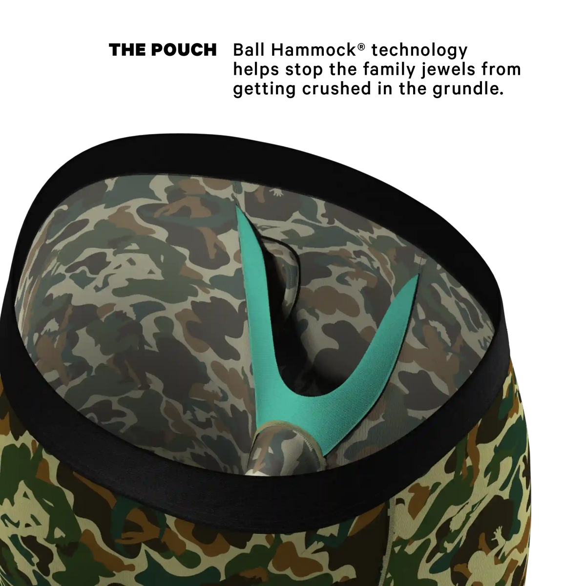 The Forni Camo | Camouflage Ball Hammock® Boxer - Long Leg