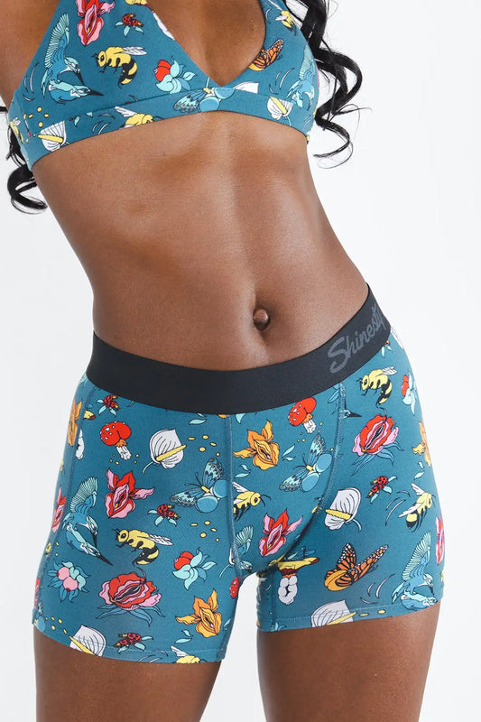 The Pollination Station | Birds and Bees Women’s Boxers