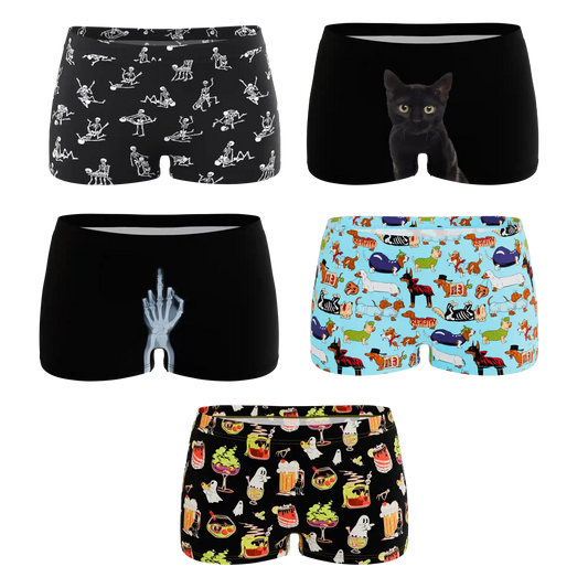 The Halloweird | Boyshort Underwear 5 Pack