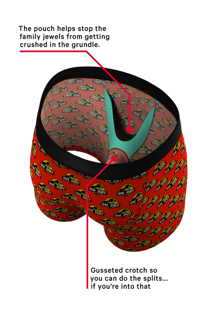 They're Back | Dinosaur Printed Ball Hammock® Pouch Underwear