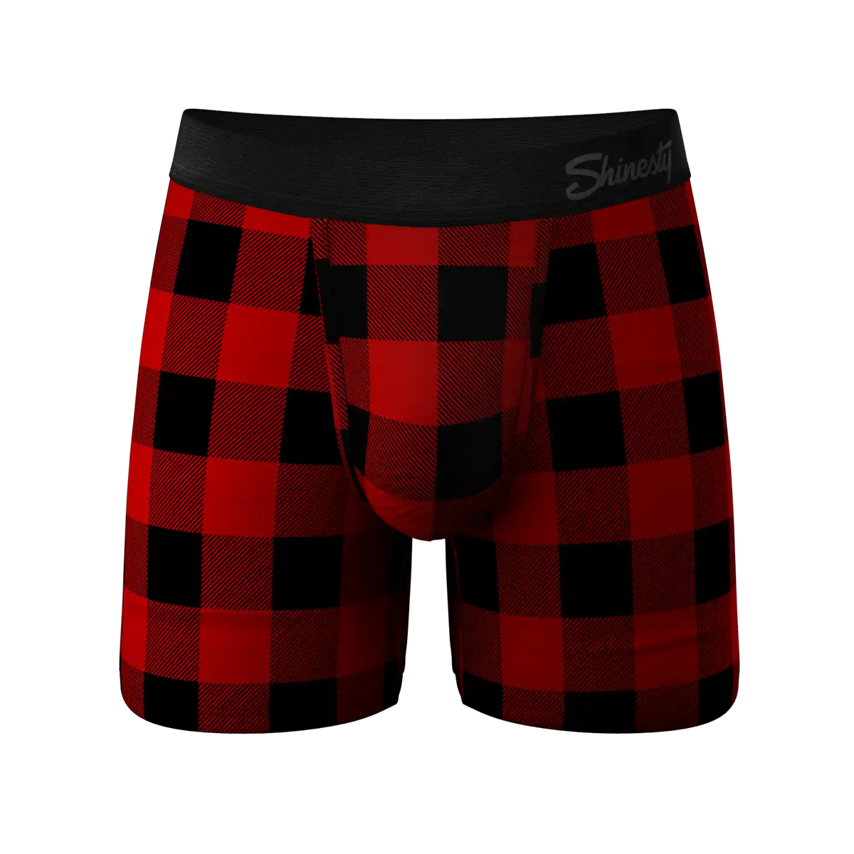 The Red & Black Lumberjack | Buffalo Check Ball Hammock® Pouch Underwear