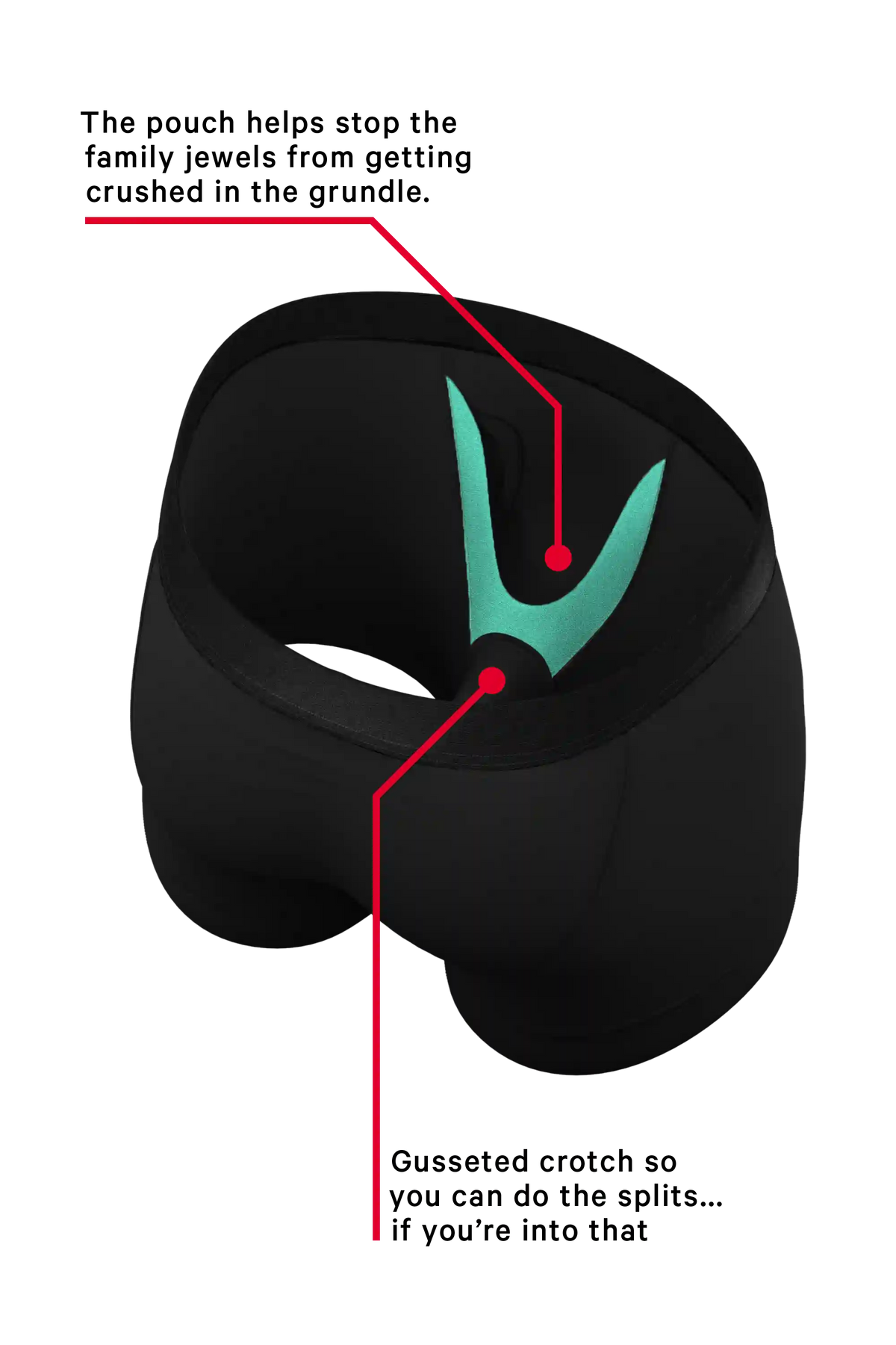 The Jack And Jane | Couples Black Ball Hammock® Boxer With Fly and Cheeky Pack