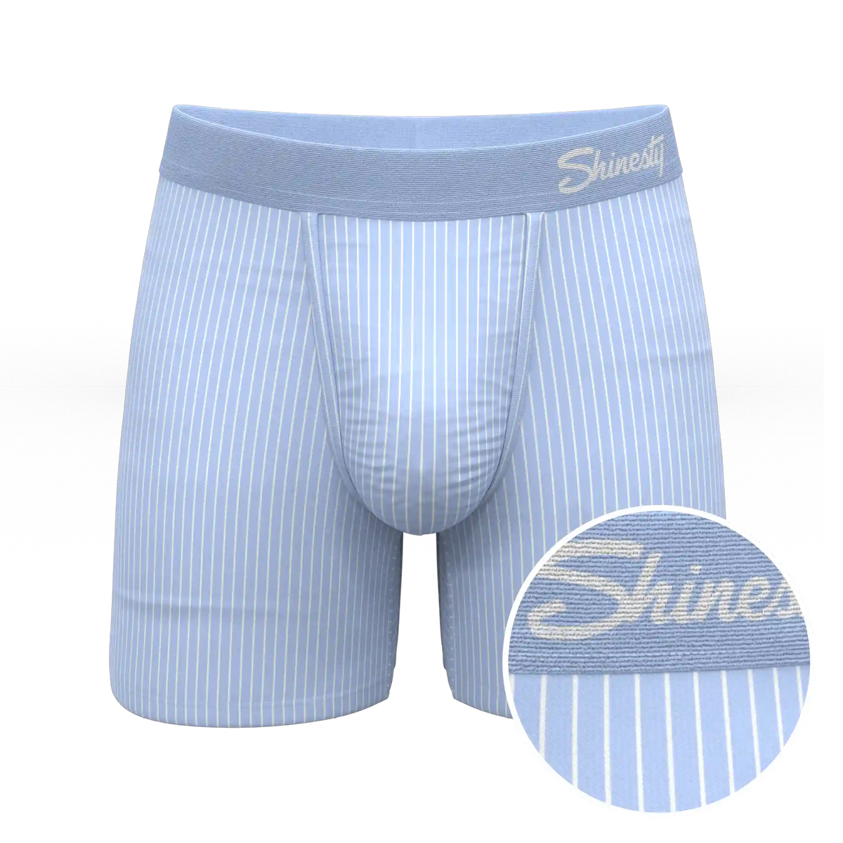 The Venus | Light Blue Stripe Ball Hammock® Pouch Underwear