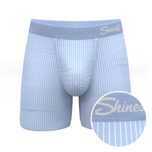 The Venus | Light Blue Stripe Ball Hammock® Pouch Underwear