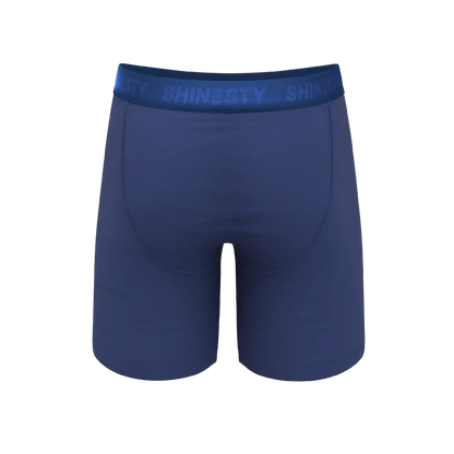 The Bloom Moon | Tonal Navy Ball Hammock® Boxer - Long Leg