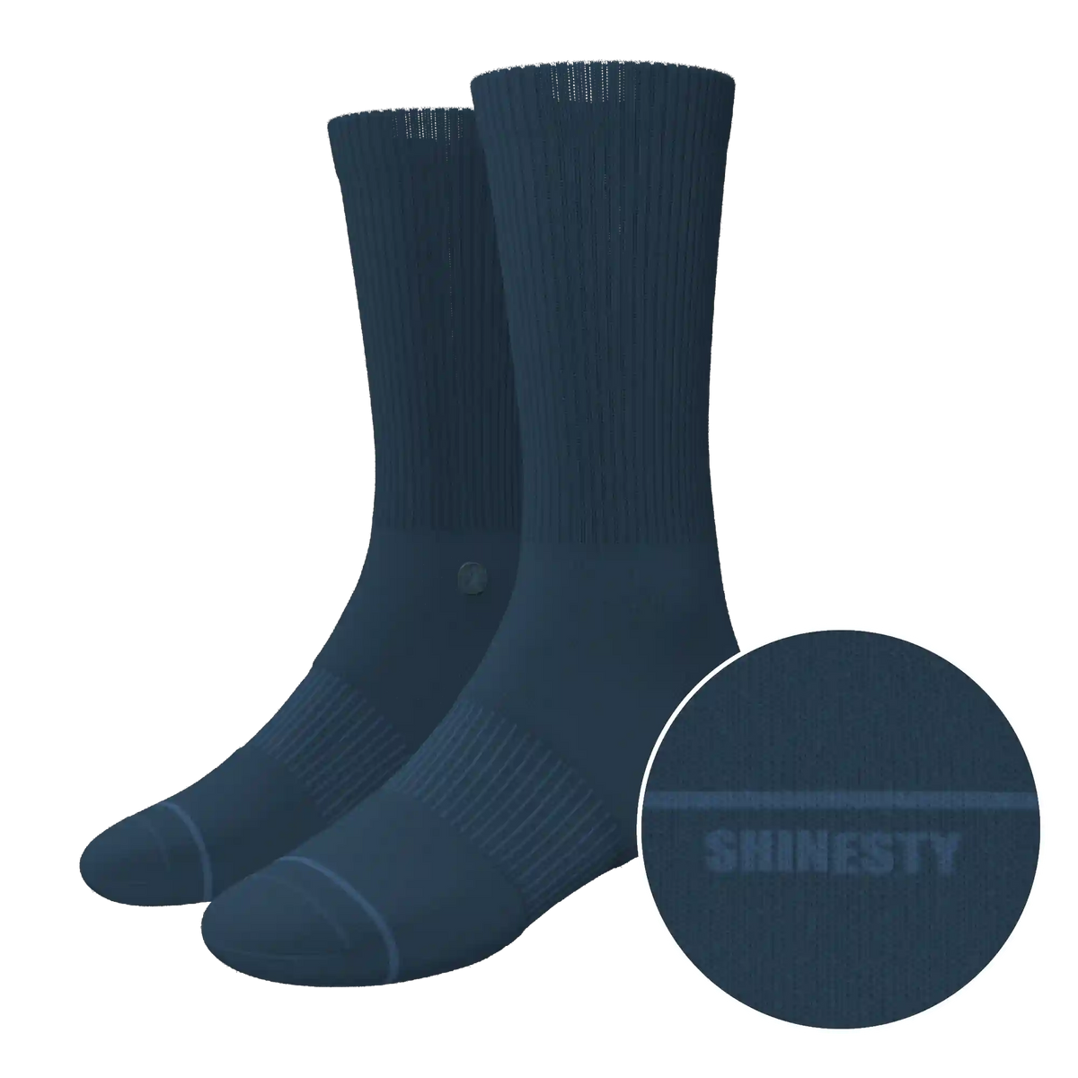 The Big Blue | Navy Heel Hammock™ Crew Socks