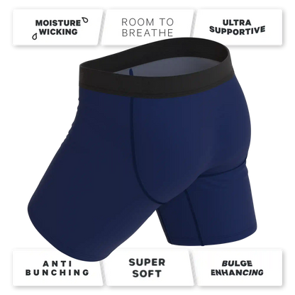 The Big Blue | Navy Ball Hammock® Boxer - Long Leg