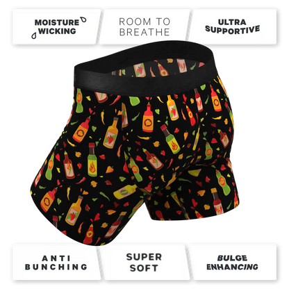 The Gotcha Sriracha | Hot Sauce Ball Hammock® Pouch Underwear