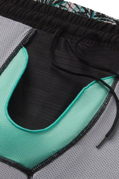 The Easy Breezy | Blue Tropical Ball Hammock® 7 Inch Athletic Shorts