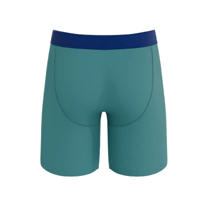 The Curacao | Teal Ball Hammock® Boxer - Long Leg