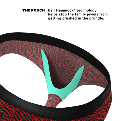 The Cherub | Geometric Hearts Ball Hammock® Pouch Underwear Briefs