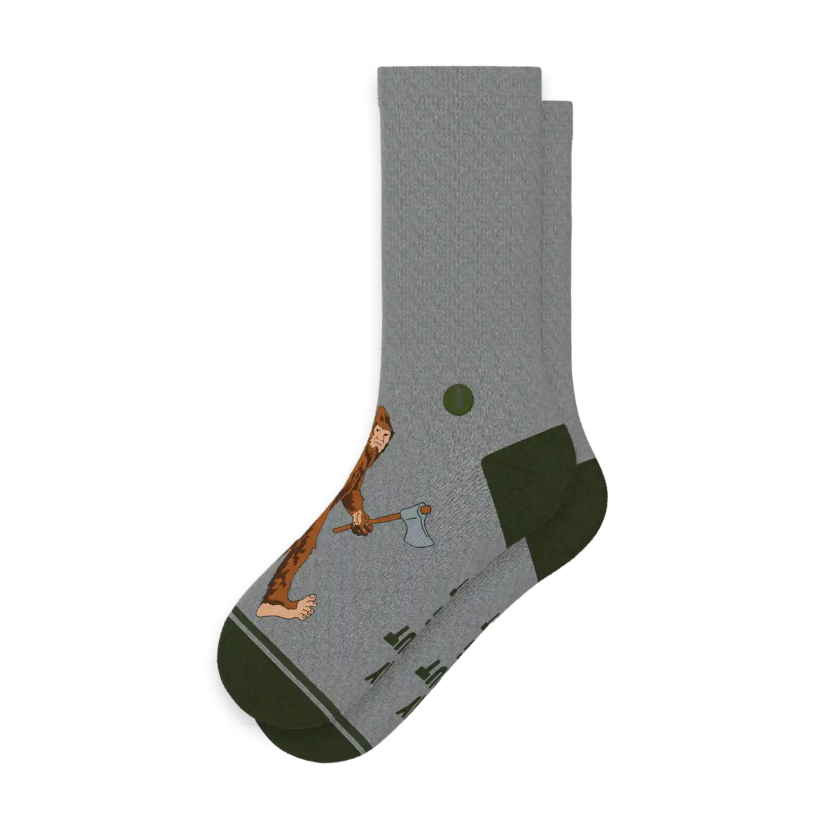 The Sassquatch | Bigfoot Heel Hammock™ Crew Socks