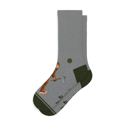 The Sassquatch | Bigfoot Heel Hammock™ Crew Socks