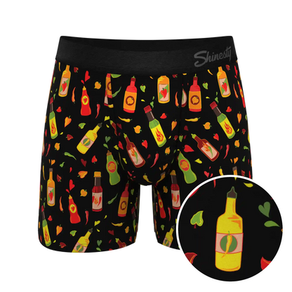 The Gotcha Sriracha | Hot Sauce Ball Hammock® Pouch Underwear