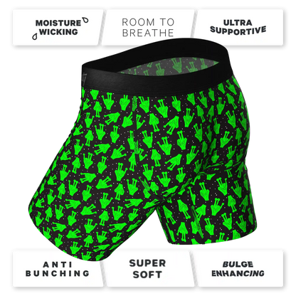 The Foreign Phalange | Alien Hands Ball Hammock® Boxer - Long Leg