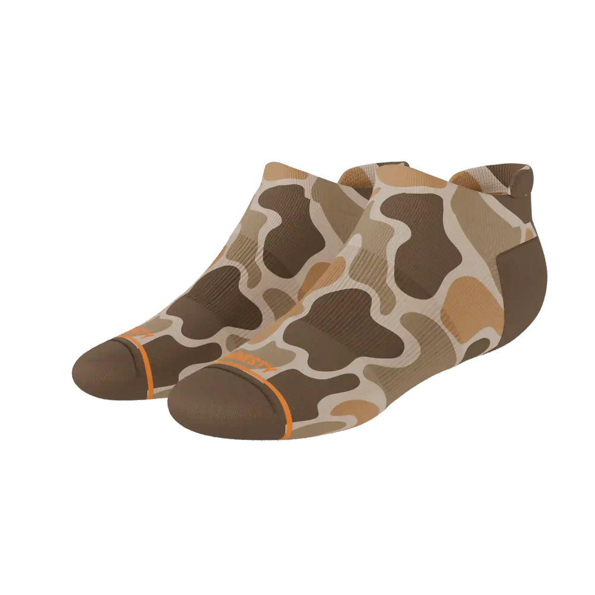 The Out Of Sight | Light Duck Camo Heel Hammock™ Ankle Socks